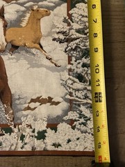 Running Horses Fabric Quilt Panel 15” X 15”