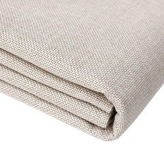 Heavy Linen Fabric 40×57 Inch 1.2mm Thick Plain Solid Color Beige Sewing