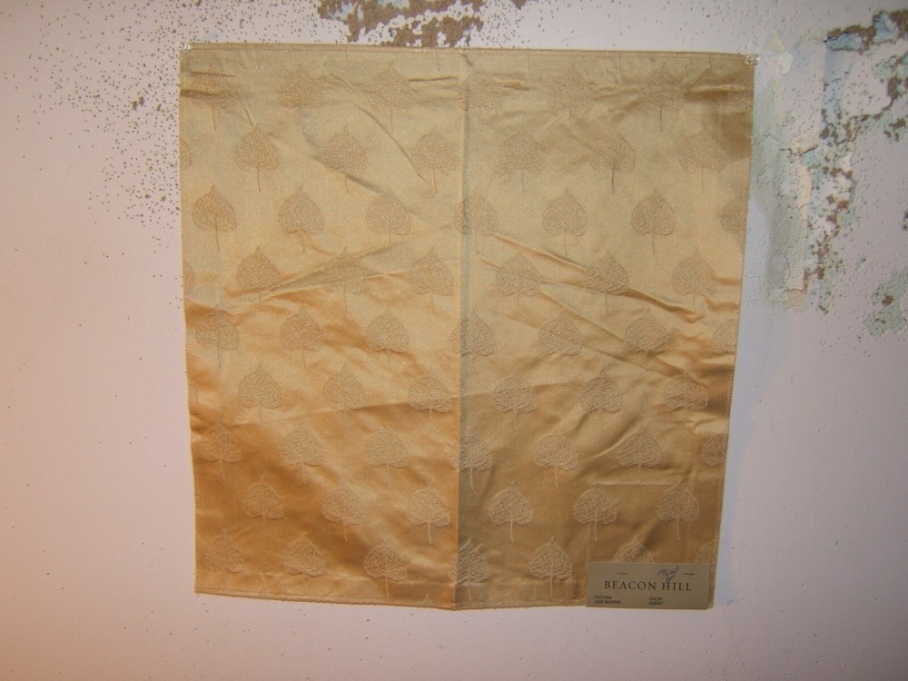 Beacon Hill, Leaf Whisper,100% Silk, Floral, Remnants, Various Colors Available