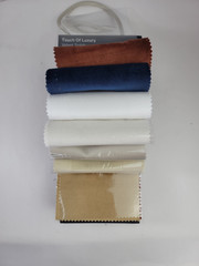 Carole Fabric Upholstery Sample Book Velvet Solids Touch Of Luxury 5×9 #6246
