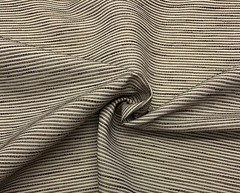 BALLARD DESIGN BIFF BARK BROWN InsideOut® RIBBED STRIPED FABRIC BY YARD 57″W