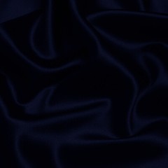 Midnight Blue 100% Pure Mulberry Silk Fabric by the Yard
