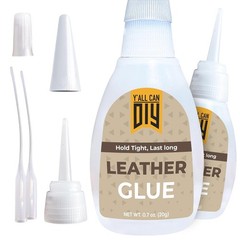 Leather Glue Adhesive 2 Pack 0.7 Oz 20g Super Glue for Leather Repair Fixing