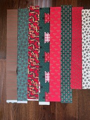 20 Jelly Roll Christmas Fabric- 2.5” x Variety Of Lengths 18”-42” Vintage