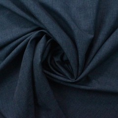 MILO MARINE BLUE SOLID LINEN LIKE POLYESTER MULTIPURPOSE FABRIC BY YARD 54″W