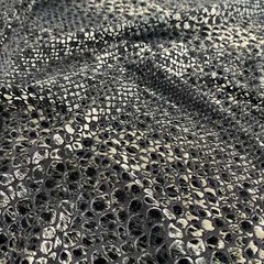 Snake Animal Print Burnout Velvet