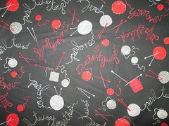 YARN BALLS KNITTING NEEDLES KNITTERS COTTON FABRIC BTHY