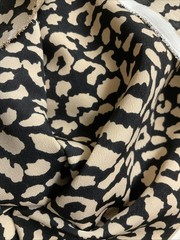 58” X 3 Yards Silky Dress Fabric Animal Print Lightweight