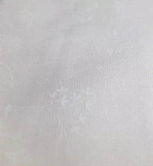 Small White Floral on Peach Cream Cotton Fabric Quilting BY THE YARD