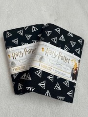 Harry Potter branded cotton fabric, quilters fabric, silver and black