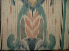 2.8 Metres iLiv Incanto Chalk Blue Ikat Curtain Upholstery Cushion Fabric