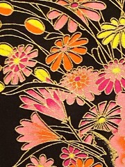 Alfred Shaheen for Free Spirit Westminster ~Asian Blossoms Cotton Fabric 1.5 yds