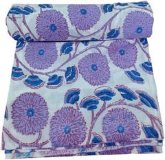 Pre Cut Cotton Fabric Squares Hand Block Print Quilting Fabric Bundle by The