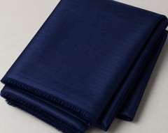 Midnight Blue Dupioni Faux Silk Fabric, Sewing & Upholstery fabric by the yard
