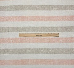 SUNBRELLA 45984 PARIS BLUSH ORANGE STRIPE OUTDOOR INDOOR FABRIC BY YARD 54″W