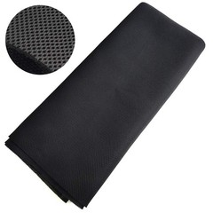 Speaker Grill Cloth Stereo Mesh Fabric for Speaker Repair, Black – 55 x 40 in…