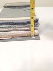 KravetArmor FABRIC SAMPLE BOOK Blue Gray Cream Neutral Upholstery Soho Textures