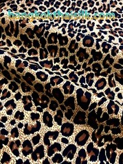 Cheetah Leopard Animal Print Soft 100% Cotton Fabric Material