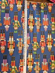 Brother Sister Design Studio Nutcracker Christmas Fabric 30″ X 43 In