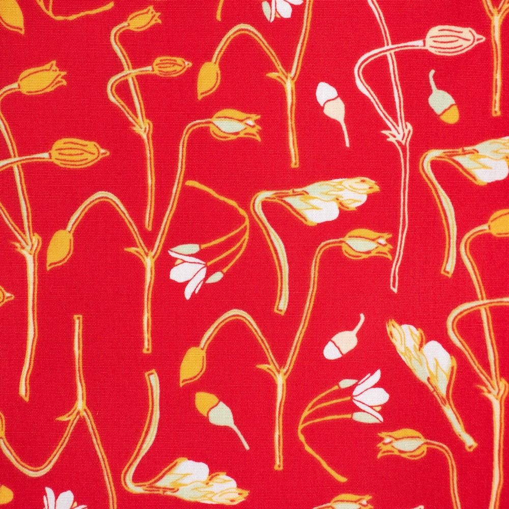 Reminisce Art Gallery Fabrics Cotton Quilting Red Floral Flowers BTHY Half Yard