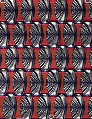 African Fabric/Ankara – Purple, Pink, Brown, Cream “Vision Weaver”, 1 Yard