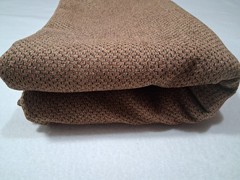 Upholstery Fabric Remnant Tweed Boucle Rust Olive Brown 54″ x 73″ End of Roll