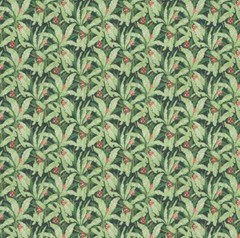 LINWOOD CURTAIN FABRIC DESIGN Tropicana 11 METRES NAVY LINEN BLEND