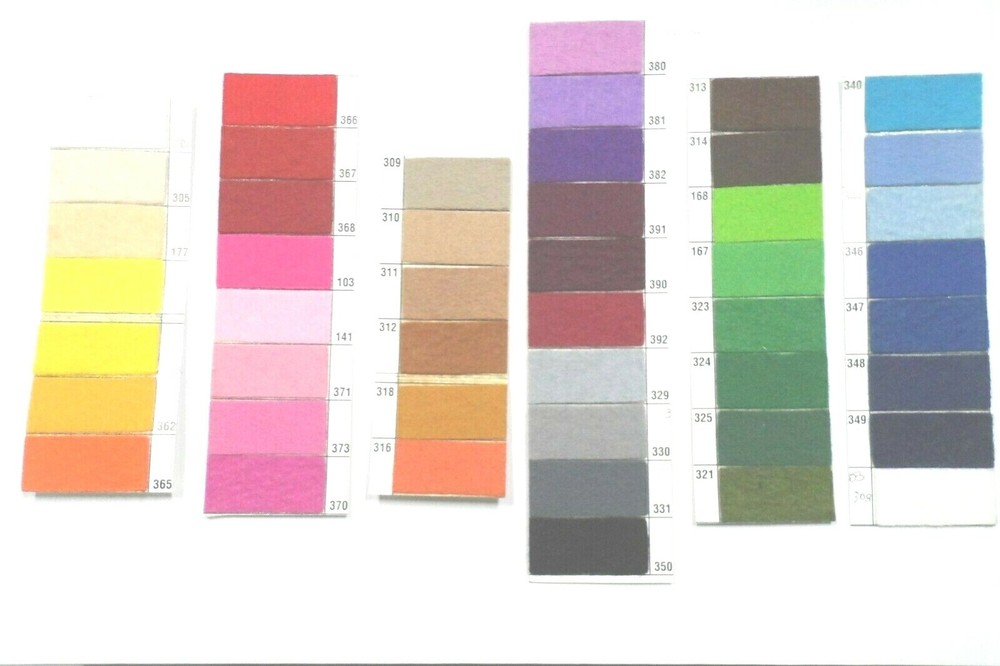 TOY FELT CLASSIC FELT SQUARES A4 SIZE 21 CM X 30 CM- 8′ X 12′
