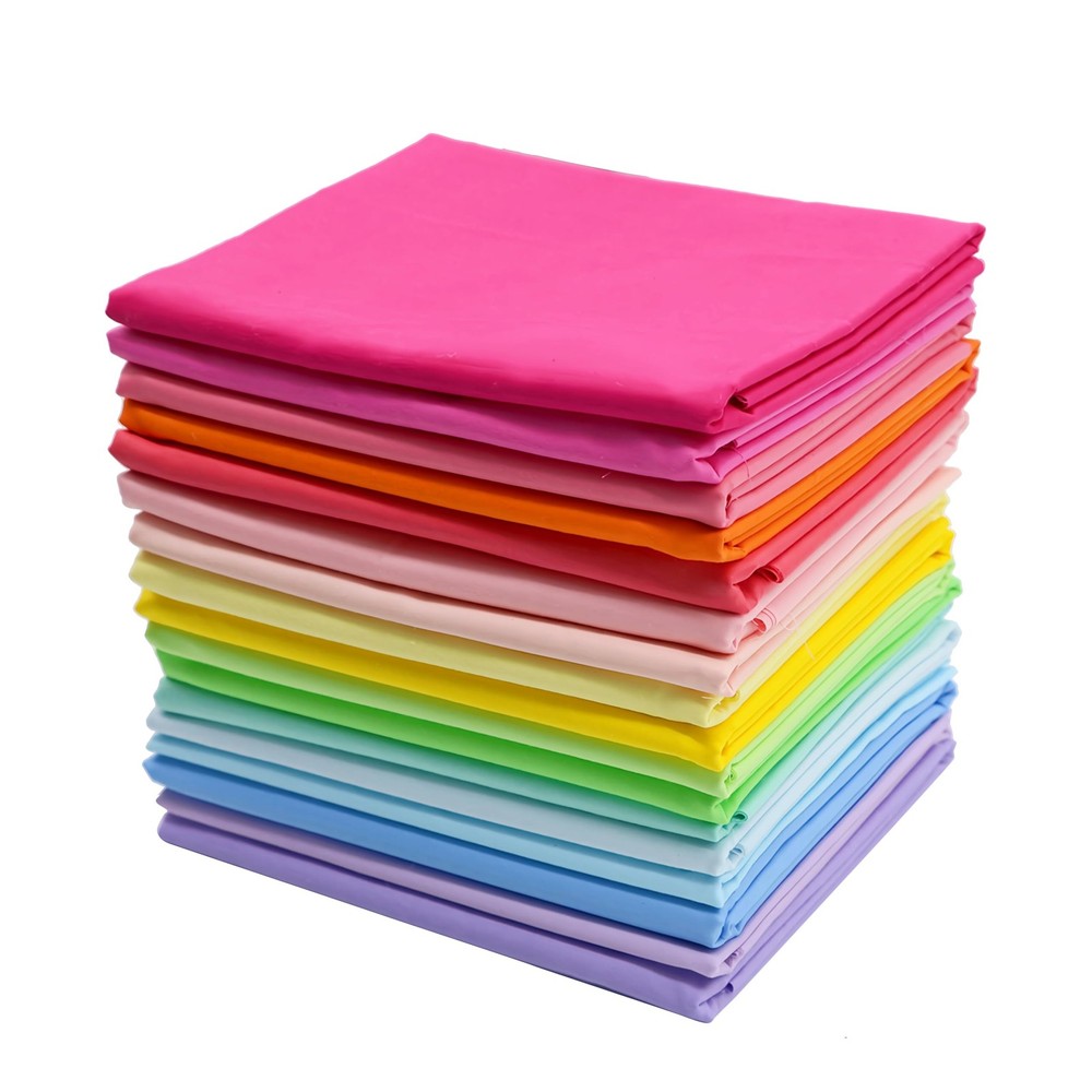 iNee Bright Solid Fat Quarters Quilting Fabric 22 Inches, Solids