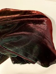 Sheer Fabric Red And Green Organza 15 Yards 180 Inches X 60 Inch Wide Bundle