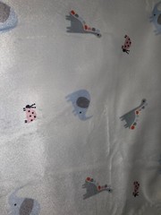 POP Nursery Soft & Minky Fabric Elephant, Giraffe, Lady Bug 100% Polyester 2 yds