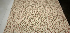 BALLARD DESIGNS MIRA SPICE RED ANIMAL LEOPARD MULTIUSE FABRIC BY THE YARD 54″W