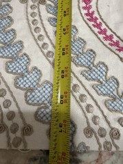 Remnant Piece Of Clarke And Clark Cote D’azur Fabric 31”