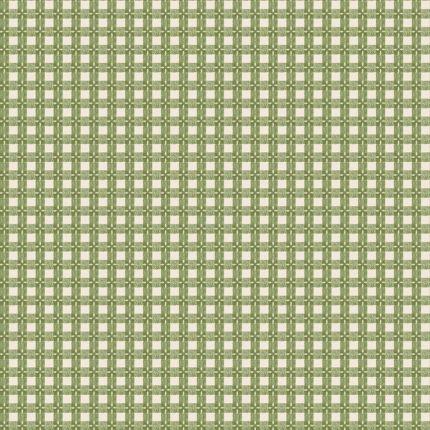 RILEY BLAKE – Baked With Love by Lori Holt – Tablecloth – Olive 1/4yd