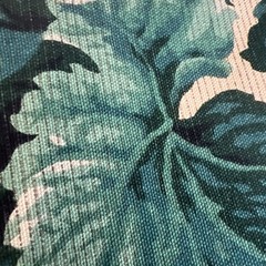 Vintage Stanley King Studio For Fabricut Vat Dye Screen Print 2 Yards Fabric