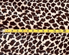 Fabric Remnant Leopard Print Polyester Fabric Pillows Cushions Pet Bed 64″x28″