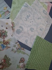 LOT OF 64 – 5″ Pre-cut charm Squares By : Riley Blake Designs