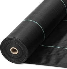 6 x 300 ft Heavy-Duty PP Landscape Fabric for Driveway and Garden, Black