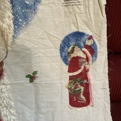 Daisy Kingdom Cut & Sew Vintage Santa Door Panel 60″ x 35″