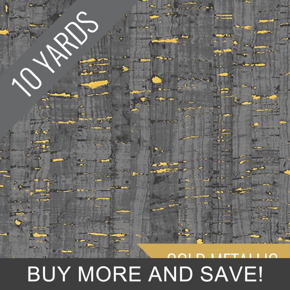 Uncorked in Charcoal Metallic – 10 Yard Bolt by Hawthorne Supply Co