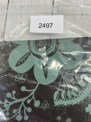 VTG Poly Cotton Fabric Decorator Woven Green Brown 2.33 yards 44″ Wide Hancock