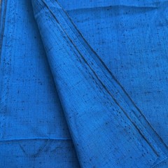 Vintage Blue Slub Apparel Fabric Textured Woven 1 yard + 12″ L x 66″ W