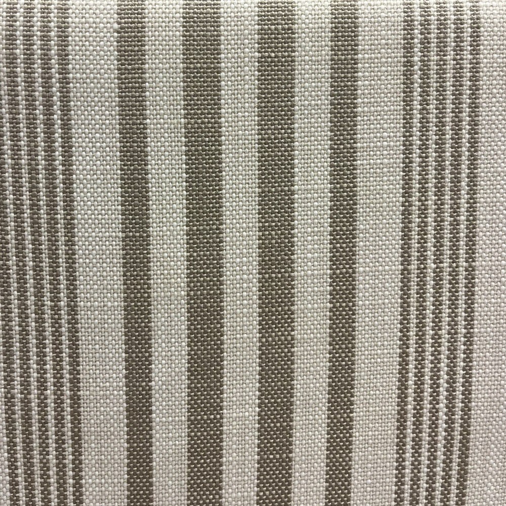 PERENNIALS INDOOR OUTDOOR UPHOLSTERY FABRIC PORTOFINO VARIEGATED STRIPE DOVE