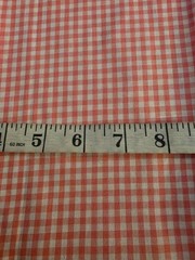 Light Pink and white Gingham fabric 279595M