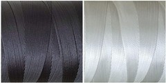 Bonded Thread Heavy Duty Upholstery Polyester Sewing 1 White and 1 Black