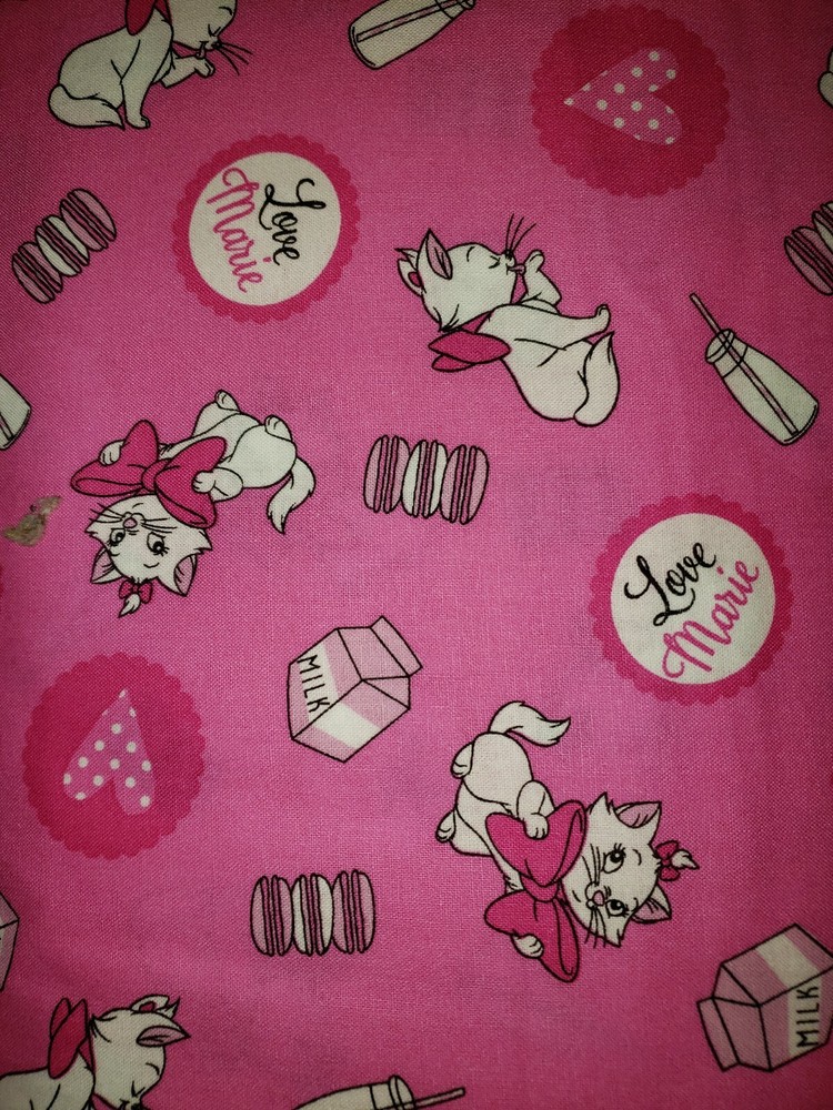 Disney Movie Aristocats MARIE 100% Cotton Fabric 44″ Wide×BTY, Springs Creative.