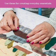 20 Pcs Embroidery Fabric, 10×10 Inch Pre-Cut White Cotton Fabric Squares, Qui…