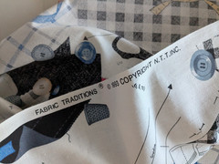 BTY x 44″ Cotton Fabric SEAMSTRESS – Sewing Pattern Theme – Fabric Traditions