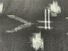 Authentic Yonago Kasuri Indigo Cotton Fabric Vintage Deadstock Japan 1m Unit