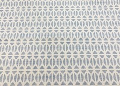 Thibaut Geometric Crypton Performance Uphol Fabric- Quinlan / Sky 1.0 yd W789108
